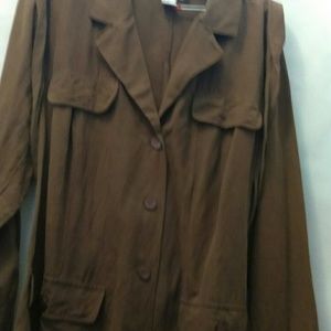 SHIRT JACKET. DRESSBARN. VINTAGE. 18